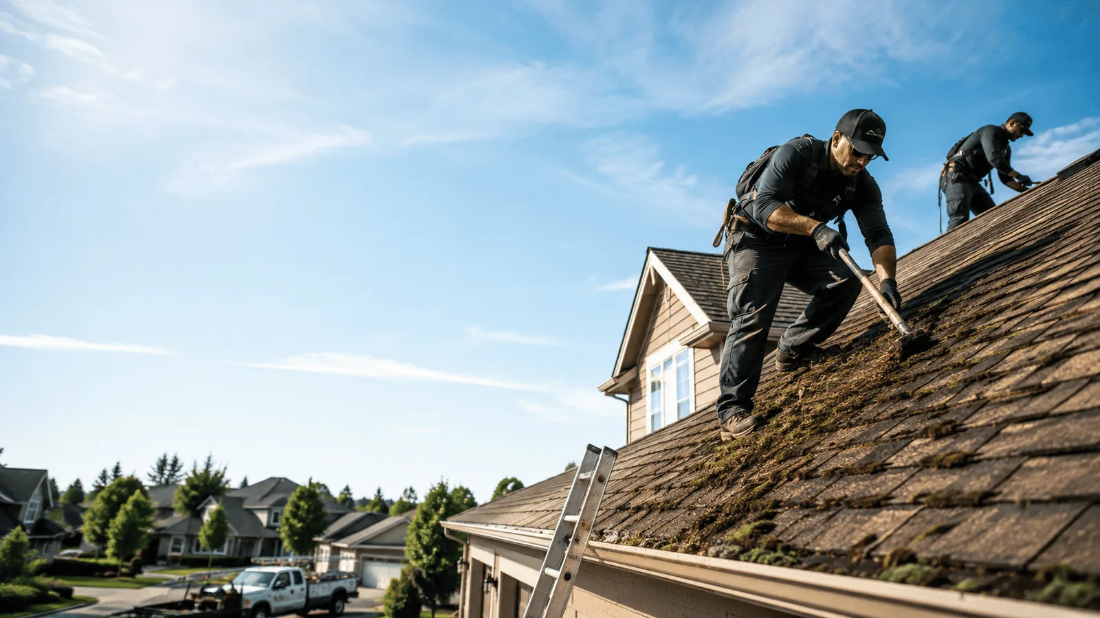 Roof Moss Removal in Belfield, ND near me